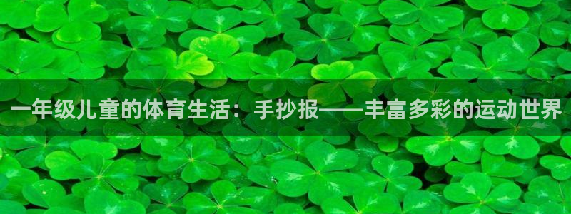 球宴体育iOS下载入口：一年级儿童的体育生活：手抄报——丰富多彩的运动世界