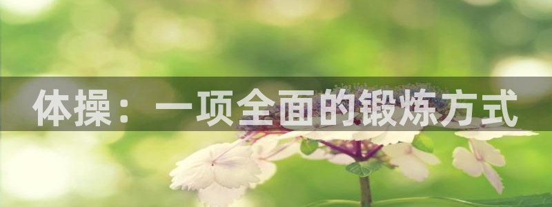 球宴体育app官方下载安卓：体操：一项全面的锻炼方式